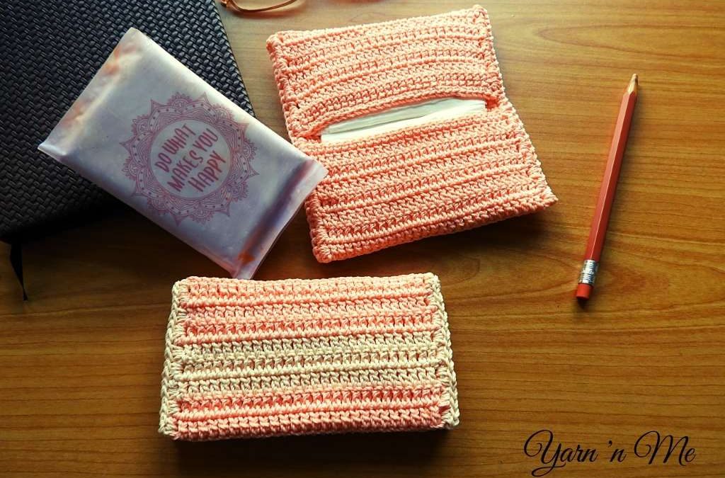 Basic Tissue Pouch – Simple and quick crochet tissue pouch/holder