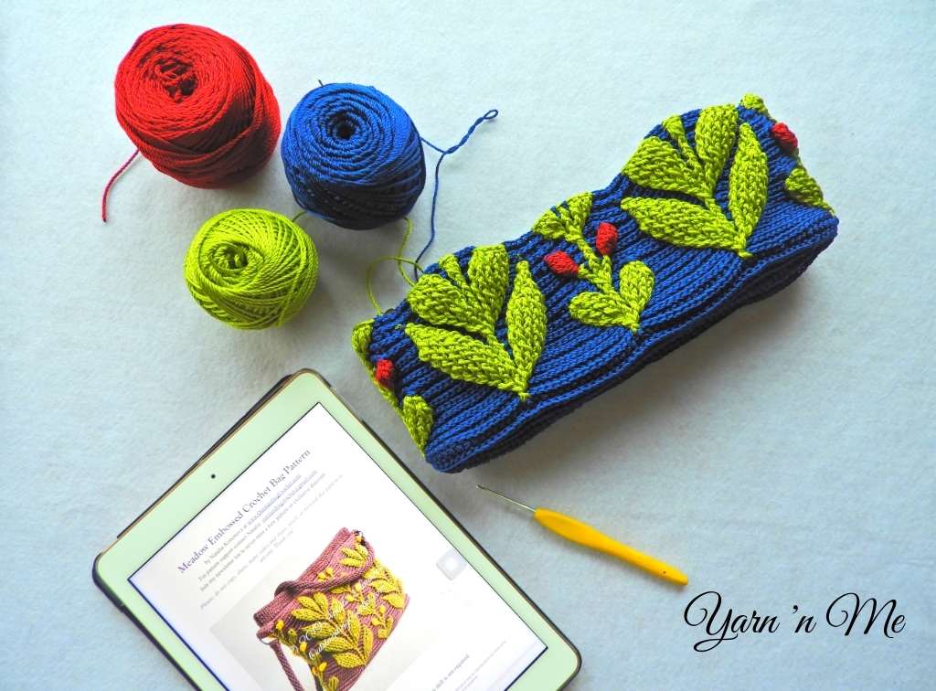 Embossed crochet technique