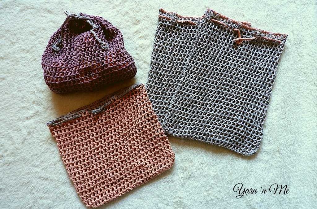 Keep it Simple Produce Bag – Simple yet versatile bag for your fruits and Veggies- free crochet pattern
