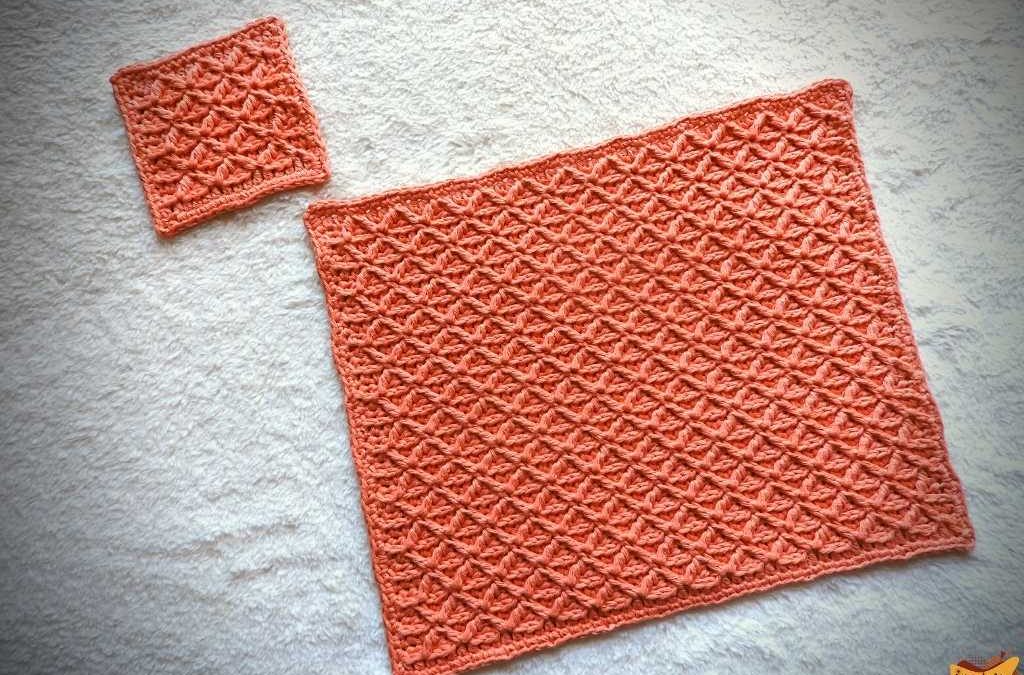 Dilly Diamond Placemats Set: The Textured Crochet Placemat And Coaster Pattern You Need