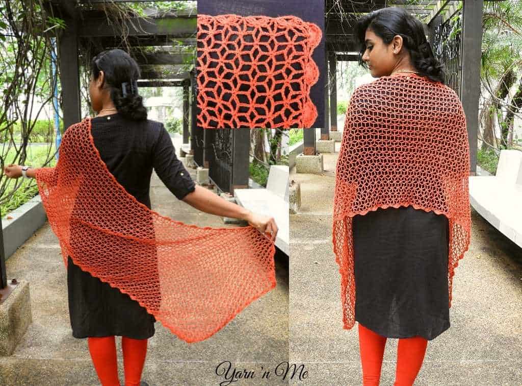 crochet shawl for summer free pattern