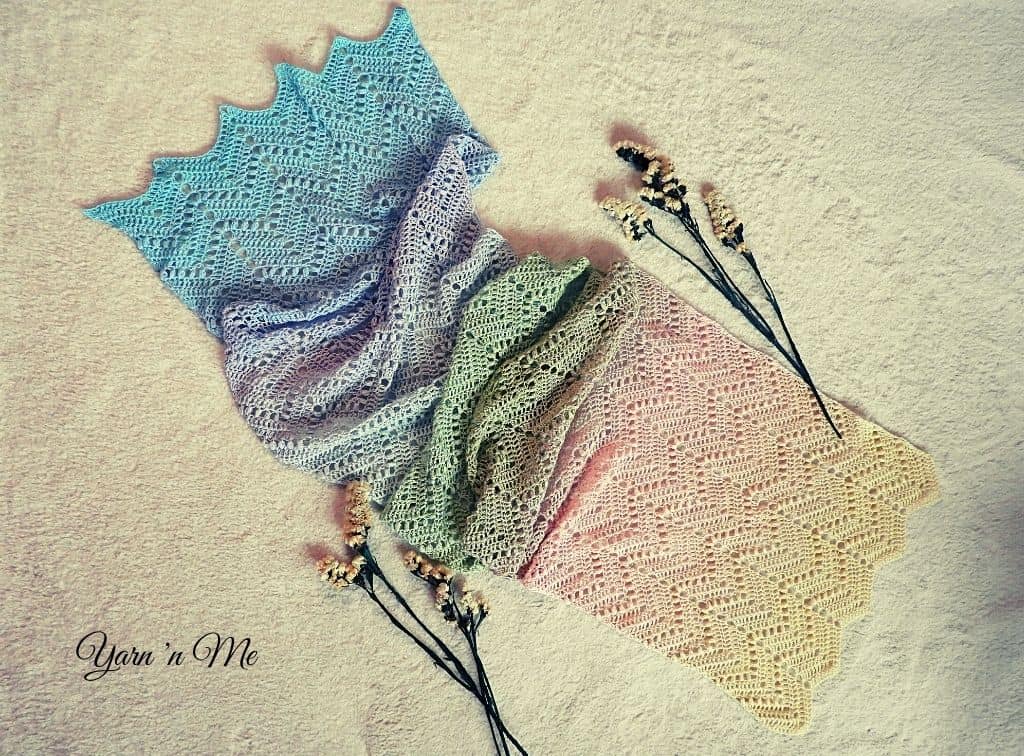 Crochet Scarf pattern using Scheepjes whirl