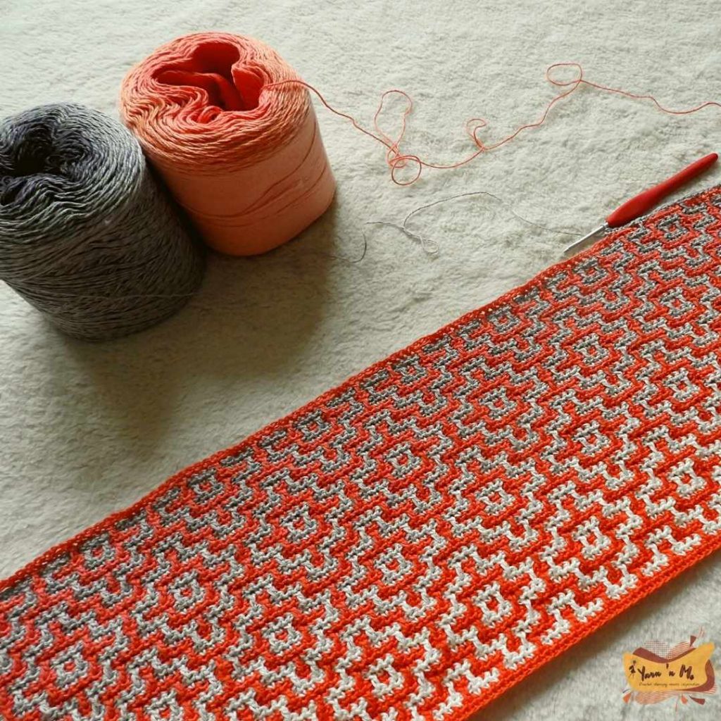 Mosaic Crochet Nya Blanket