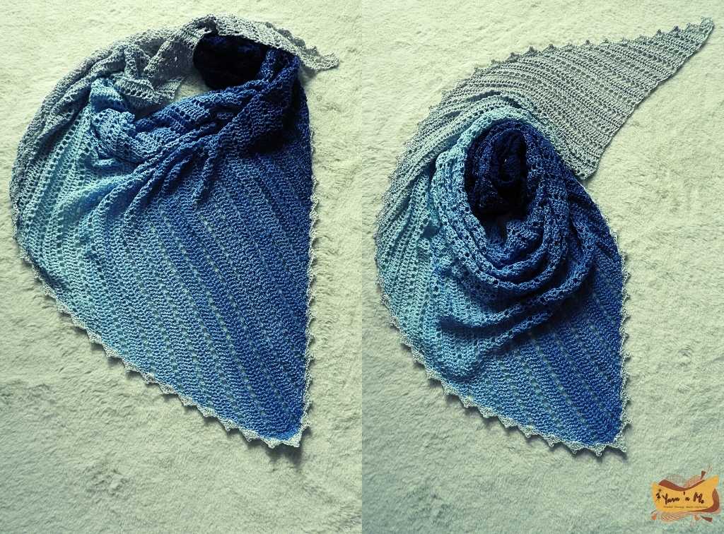 Simple Summer Shawl: Crochet triangle shawl for beginners