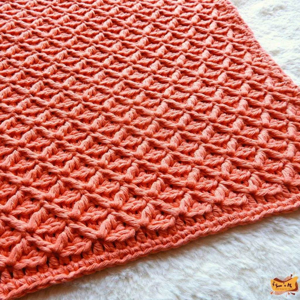 crochet placemat and coaster pattern